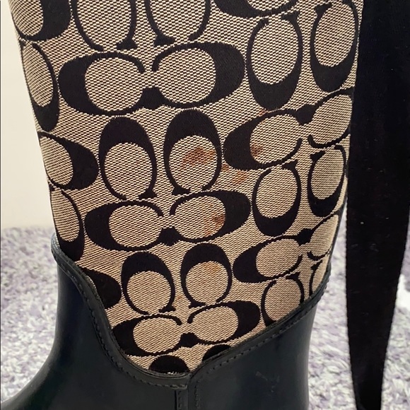 Coach rain boots - Picture 3 of 3